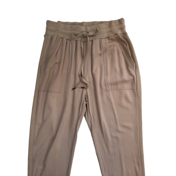 Splendid XLTaupe Elastic Waist Womens Drawstring Pants - Picture 4 of 16